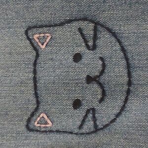 Kitty Cat Shirt and Cat Face Jeans